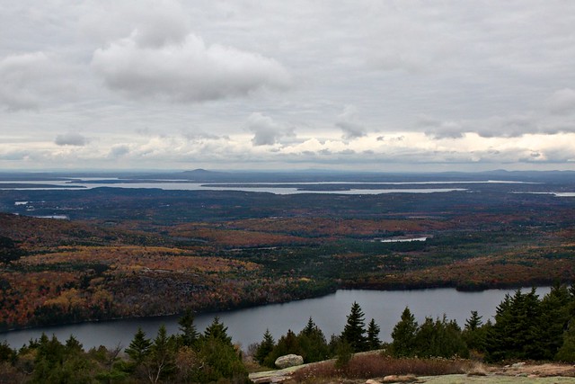 Blue Hill from Cadillac Mountain, Maine