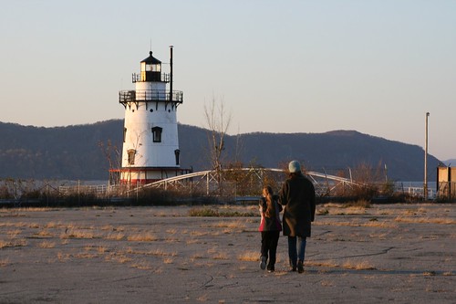 Walking to the lighthouse