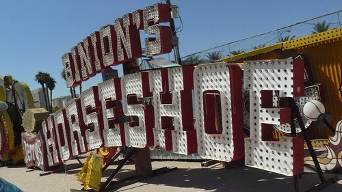 Binion's Horseshoe sign, Neon Boneyard, Las Vegas