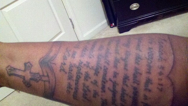 Last Tattoo Isaiah 5417 No weapon that is formed against