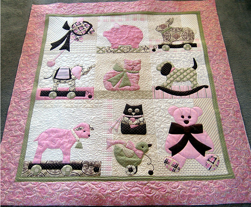 Noreen's quilt for new grand baby