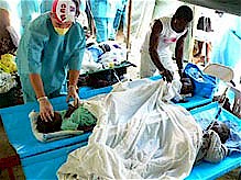 Cuban medical personnel were in Haiti when the earthquake happened and are still there, while half of the NGO’s have already left. (Photo: Juan Diego Nusa Peñalver, special correspondent) by Pan-African News Wire File Photos
