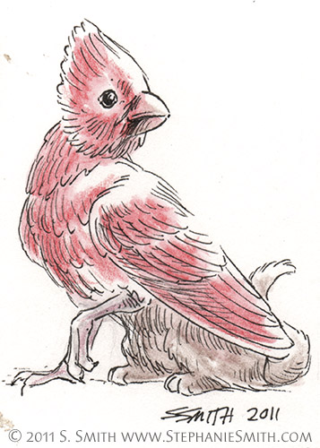 Tiny Gryphons #1 Cardinal by Stephanie Smith
