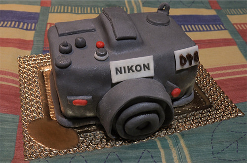 Nikon D90 cake for my birthday !