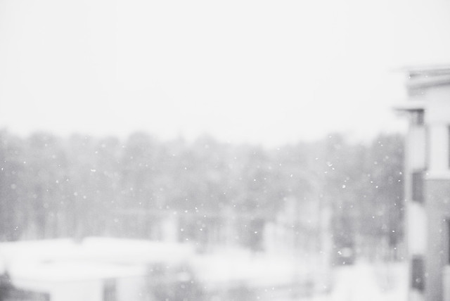 Snowing in Oulu