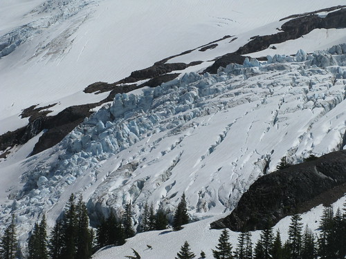 usa mountain snow ice washington peak glacier crack ridge summit crevasse mountbaker crevasses heliotroperidge serac colemanglacier