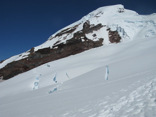 usa mountain snow ice washington peak glacier ridge summit crevasse mountbaker crevasses colemanglacier
