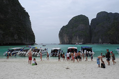 Tourists on Ko Phi Phi