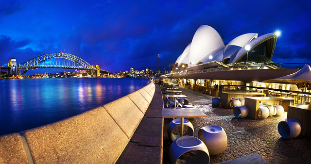Opera Bar Panorama - Sydney Opera House & Harbour Bridge