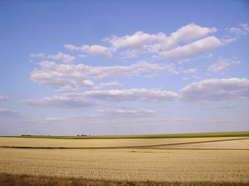 summer cloud field countryside straw été nuage