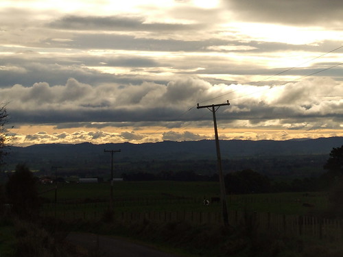 newzealand sky clouds evening waikato