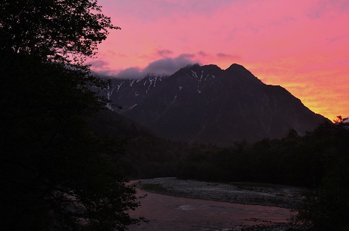 mountain japan sunrise matsumoto nagano kamikouti d7000