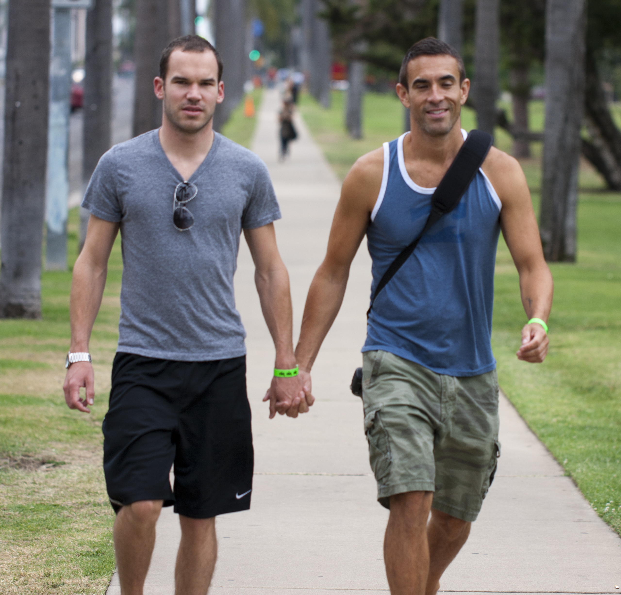 Gay Couple Holding Hands 96