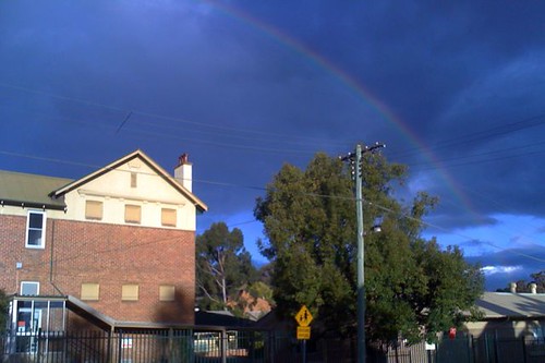 Rainbow over school (#12)