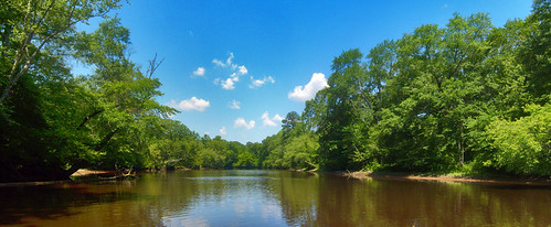 blue summer sky panorama river virginia va mattaponi aylett
