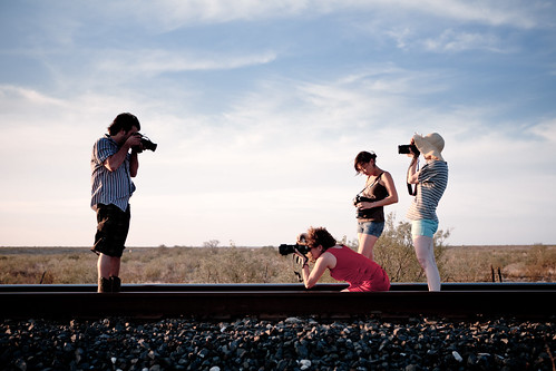 railroad sunset portrait people man male girl lady female canon person eos texas photographers railway human 5d goldenhour canoneos5d phootcamp phootcamp2011 file:name=110602eos5d6405