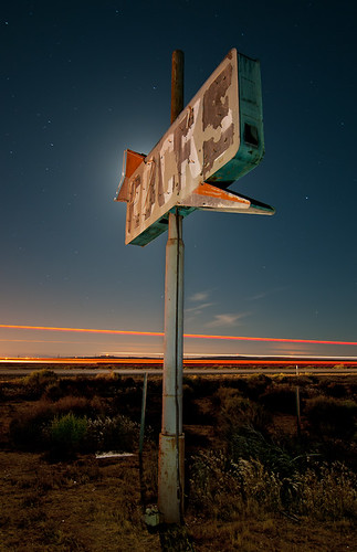 california abandoned sign night cafe rocks desert north mojave edwards