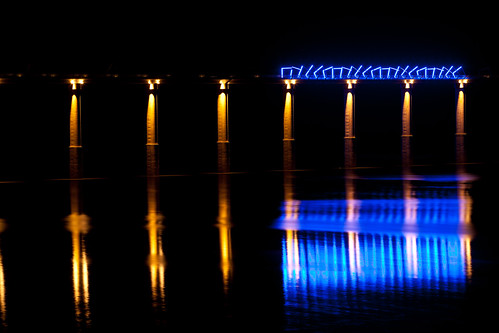 madrid bridge light night iowa led trail woodward nieuwenhuisfotografie hightrestletrailbridge