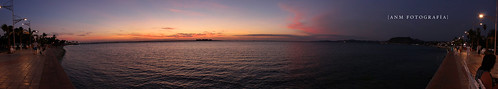 light sunset sea panorama beach night atardecer lights luces noche mar paradise playa panoramic baja lapaz paraíso panoramico californiasur anmfotografía anmfotografiatk