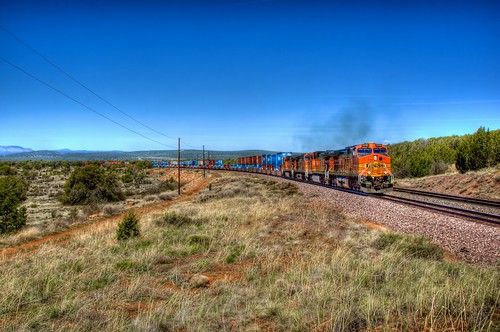 railroad arizona train bnsf intermodal 5436 gedash944cw seligmansubdivision chasingsteelcom sandstonetank