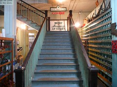 Natchitoches, LA Kaffie-Frederick General Mercantile Store interior stairs