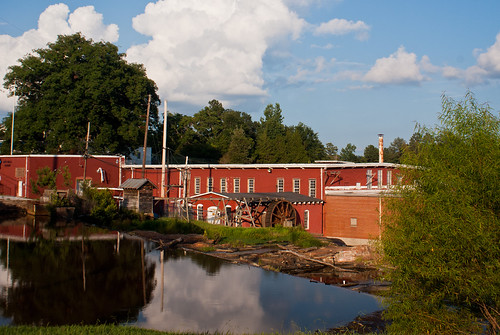 sky reflection mill water clouds rural creek waterfall alabama falls gristmill randolphcounty ruralalabama rockmills thesussman sonyalphadslra200 wehadkeeyarnmills wehadkeecreek