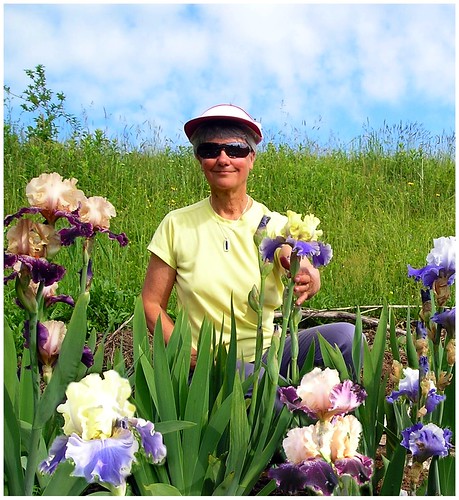 The happy iris grower