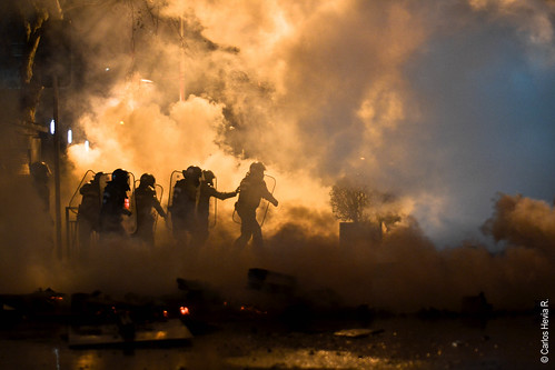 chile de noche mas arquitectura 4 social agosto carabineros universidad violencia estudiantes pacos represion manifestaciones antiago lagrimogenas