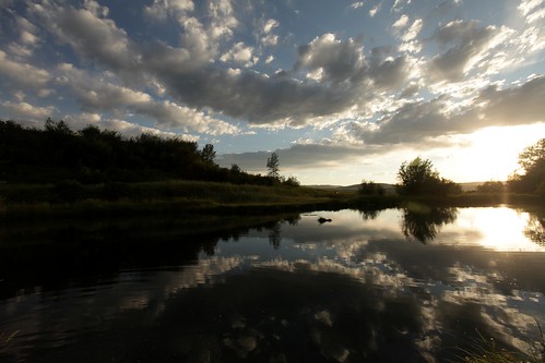 ranch sunset nature clouds pond montana photojournalism gallatingateway ef1635mmf28liiusm enterpriseranch