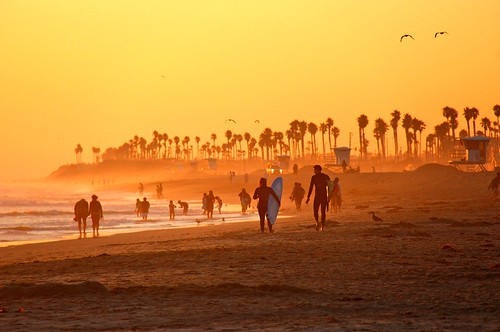 california sunset sea people usa beach america canon surf pacific huntington hb laweekly latimes surfcity eos600 ericdemarcq huntintgtonbeach ericdemarq