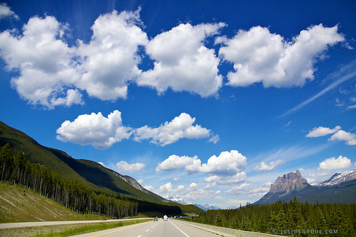 road travel sky snow canada mountains vancouver clouds leaving drive highway jasper alberta icefieldsparkway canon50d juliusrequecom