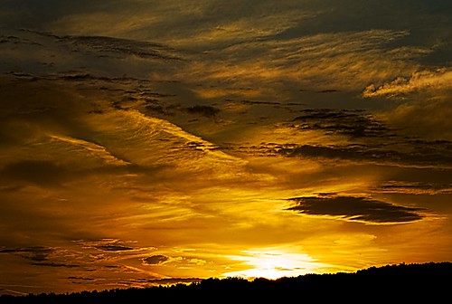 sunset sky sun yellow clouds sonnenuntergang himmel wolken gelb sonne