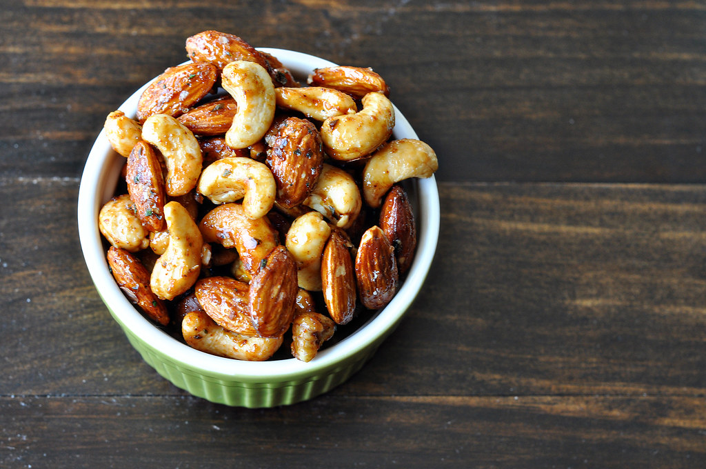Chipotle Rosemary Roasted Nuts