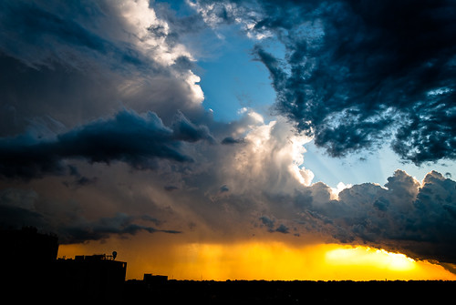 sunset summer storm color weather clouds landscape appleton