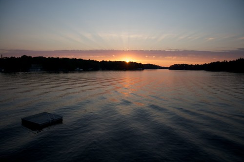 sunset lake waves muskoka lakemuskoka