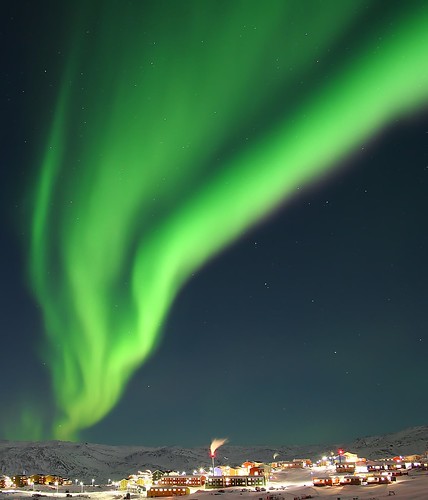 Northern Lights Ilulissat (by Klaus Poulsen)