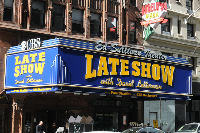 The Late Show with David Letterman @ Ed Sullivan Theatre