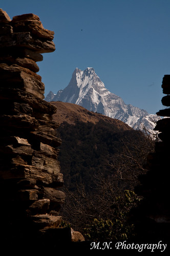 nepal mountain ice view peaks himalaya steep over6000 הרים פסגות aroundannapurnatrack תלול זנבהדג