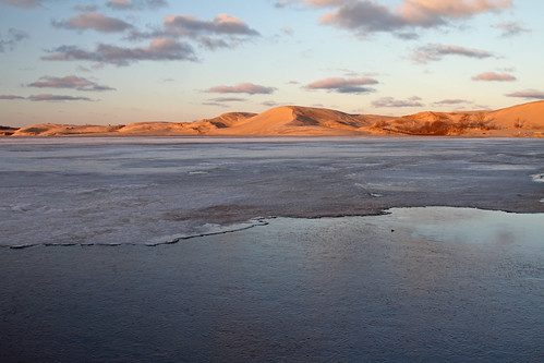 winter lake nature sunrise landscape outdoors michigan dunes silverlake westmichigan froozen silverlakedunes silverlakemi
