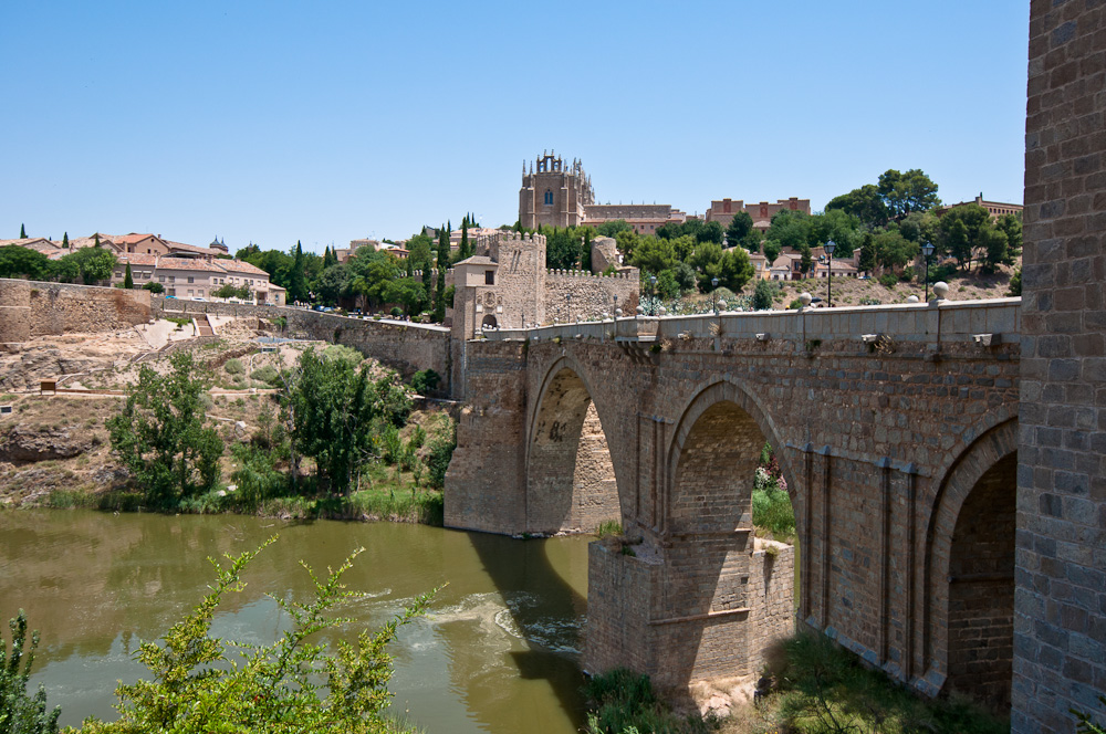 El Puente de San Martín en Toledo