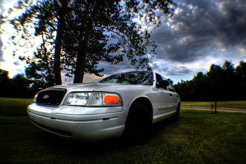 sunset ford car automobile police victoria crown arkansas hdr hardy interceptor p71