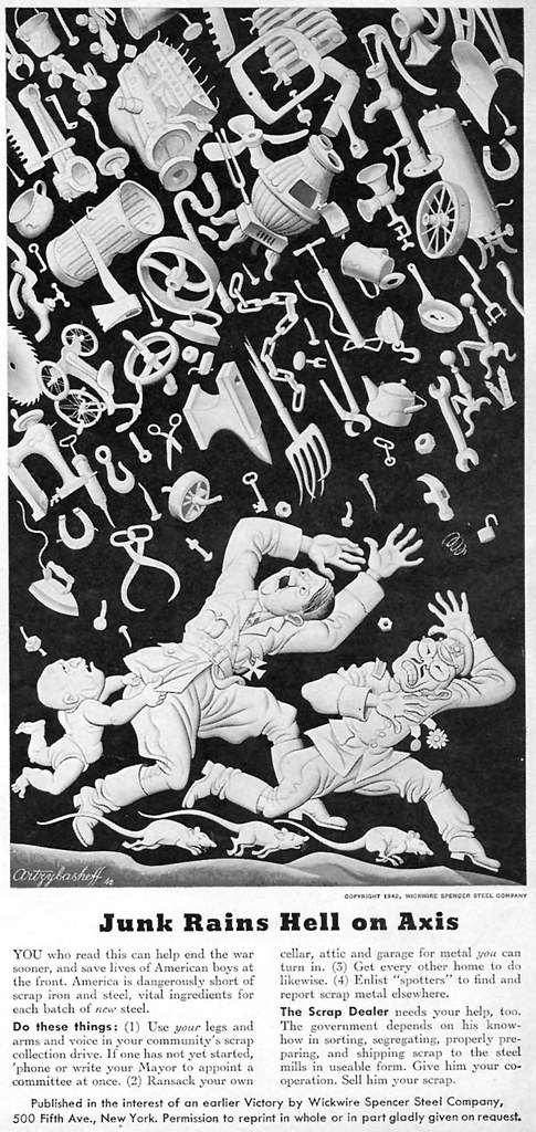 1942 ... raining junk!