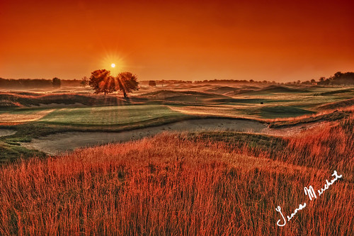 sunrise golf hdr puttinggreen