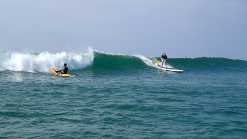 whitewater surf kayak paddle wave surfing backside left sup goingleft paddleboarding scottkielt
