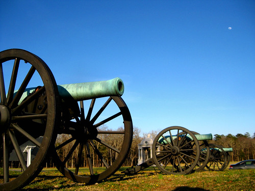 moon georgia confederate civilwar cannon artillery battlefield chickamauga slocombslouisianabattery cuthberthslocomb