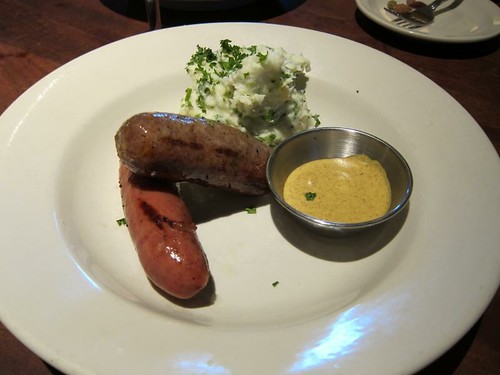 Rutherford Grill, bangers & mash, sausages IMG_7389