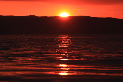 sunset sea orange seascape hills isleofarran kintyre закат catacol море canoneos500d шотландия mygearandme арран ringexcellence
