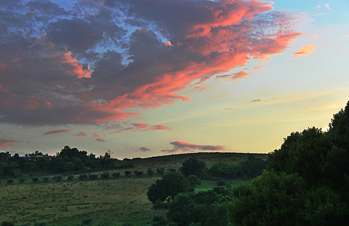 sunset red summer sky clouds tramonto nuvole estate cielo hdr silvi