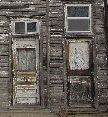 abandoned doors decay kansas smalltown blight doorways us36 birdcity