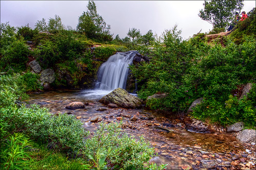 color nature water waterfall nikon day cloudy dalarna hdr grövelsjön vattenfall d90 silverfallet nikond90